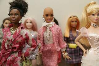 Com diferentes modelos, Patricia tem até Barbie sem cabelo. (Foto: Kísie Ainoã)