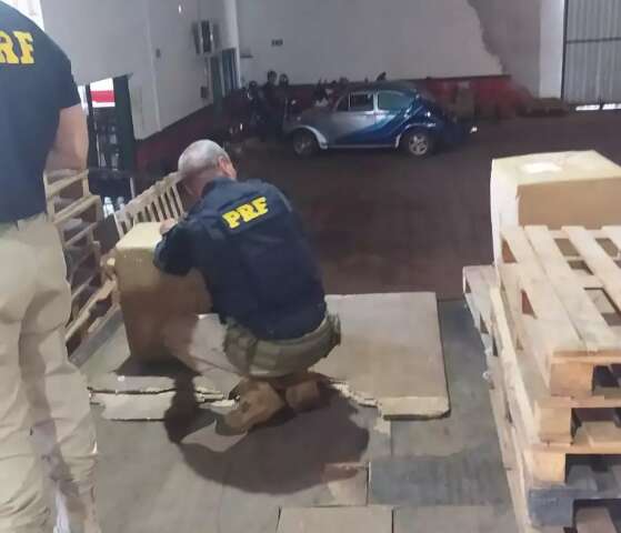 PRF encontra 92 kg de maconha em transportadora prontos para serem despachados 