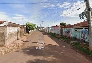 Rua Odorico Mendes, onde ocorreu disparos na saída de casa noturna. (Foto: Google Street View)