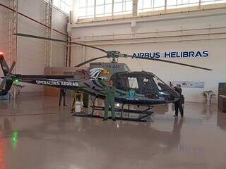 Helicóptero comprado pelo governo de MS para ser usado pelo DOF (Foto: Divulgação)