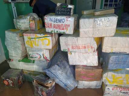 Irmãos são flagrados transportando meia tonelada de pasta base vinda da Bolívia 