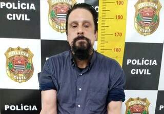 Cupertino após ser preso nesta segunda-feira por policiais de São Paulo. (Foto: Reprodução)