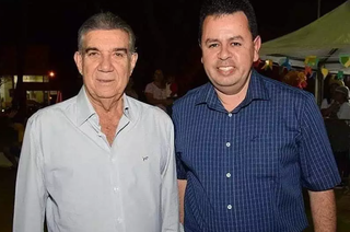Lenilson Antunes (à direita) e o ex-prefeito Maurílio Azambuja, réus por corrupção. (Foto: Divulgação)
