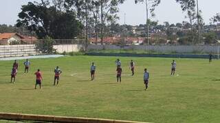 Jogadores do União ABC em treino no antigo estádio do Cene, na Capital (Foto: Divulgação)