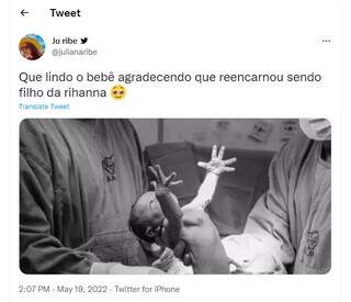 Publicação feita no Twitter já rendeu milhares de compartilhamentos.