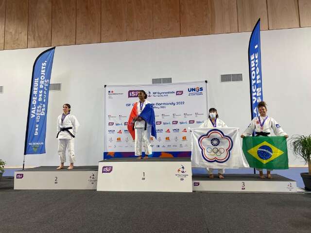 Mais uma atleta de MS garante medalha nos Jogos Escolares Mundiais