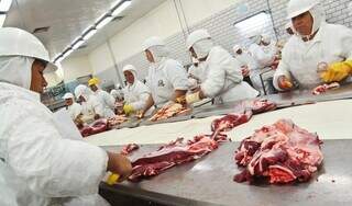 Frigorífico de carne em MS. (Foto: Divulgação/Fiems)