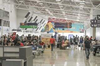 Movimento no Aeroporto Internacional de Campo Grande (Foto/Arquivo:  Marcos Maluf)