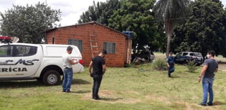 Casa onde ocorreu o crime em março do ano passado. (Foto: Rio Brilhante em Tempo Real/Olimar Gamarra)