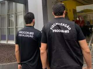 Fiscais do Procon/MS. (Foto: Divulgação)