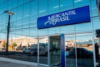 Agência do Banco Mercantil do Brasil, em Campo Grande. (Foto: Divulgação/Procon-MS)