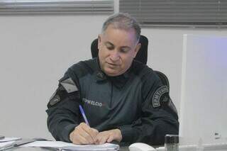 Comandante do BPMTran, tenente-coronel Élcio Almeida. (Foto: Marcos Maluf)