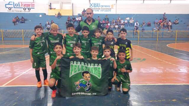 Goleada de 13 a 0 marca rodada da Copa Pelezinho de Futsal