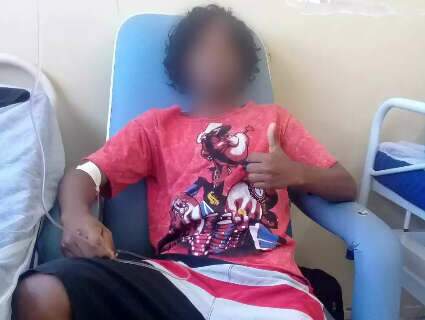Mãe faz apelo em vídeo para levar filho com infecção em rim a hospital