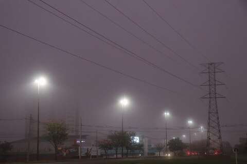 Com mínima de 18ºC, Campo Grande tem forte neblina nesta manhã