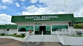 Hospital Regional de Ponta Porã Dr. José de Simone Netto. (Foto: Divulgação/Governo MS)