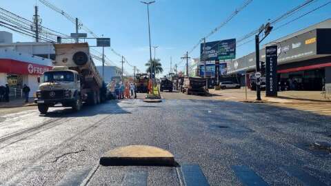 Obras de recapeamento interditam trecho da Rui Barbosa nesta sexta
