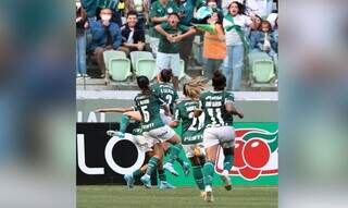 O Palmeiras recebeu o Corinthians na abertura da 11ª rodada. (Foto: Fabio Menotti/Palmeiras) 