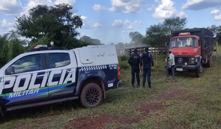 Policiais militares da Patrulha Rural em fazenda de Mato Grosso do Sul (Foto: Divulgação/Governo MS) 