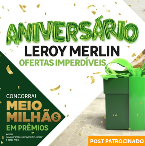 Leroy Merlin comemora aniversário distribuindo meio milhão em prêmios