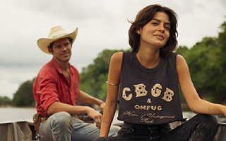 Julia Dalavia interpreta Guta no remake da novela Pantanal. (Foto: Globo)
