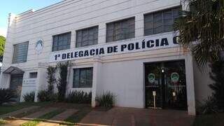 1ª Delegacia de Polícia Civil de Nova Andradina, que investiga o caso. (Foto: Divulgação)