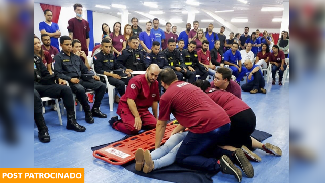 Unidade de Urgência e Emergência da Universidade UCP treina policiais paraguaios