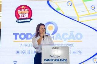 Prefeita de Campo Grande, Adriane Lopes. (Foto: Arquivo/PMCG)