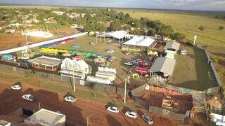 Imagem aérea do local da festa. (Foto: Divulgação) 