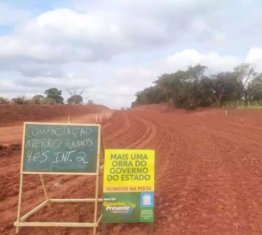 Obra no anel vi&aacute;rio de Santa Rita do Pardo deve terminar em novembro