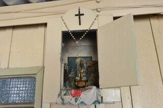 Devota, Delinha mantinha em casa um espaço para a santa. (Foto: Paulo Francis)