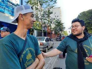 José Mauro Prado, de 26 anos e Klaywerson Lima, de 23. (Foto: Carol Maldonado)