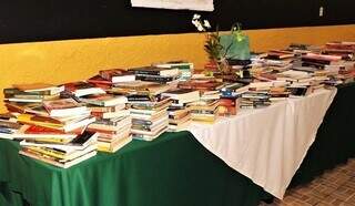 Campanha do Instituto Penal arrecadou 488 livros em um mês. (Foto: Divulgação)