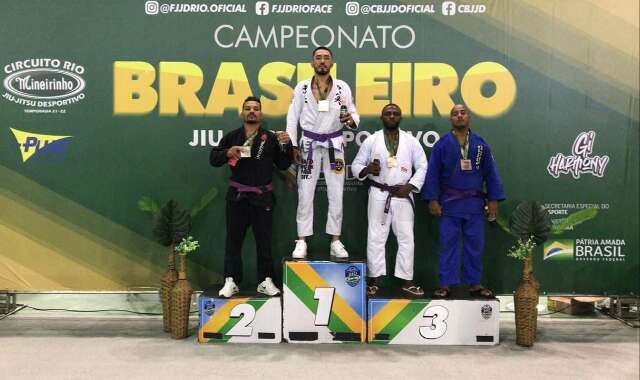 Atleta de Campo Grande fatura Brasileiro de Jiu-jitsu 