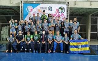Delegação de MS que disputou o brasileiro (Foto: Divulgação)