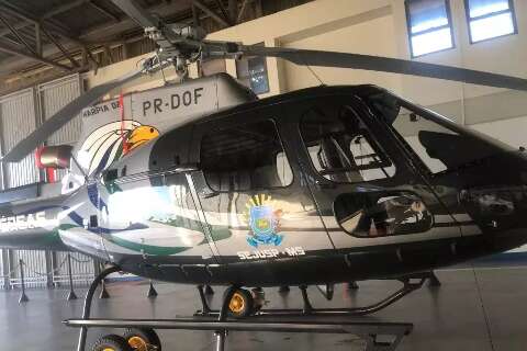 Helicóptero "Esquilo" chega a MS para ajudar a combater crimes na fronteira