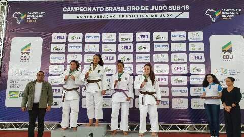 Atletas de MS voltam para casa com 5 medalhas do Campeonato Brasileiro de Judô 