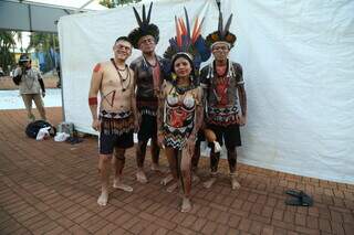 Integrantes do grupo são indígenas da aldeia Amambai. (Foto: Kísie Ainoã)