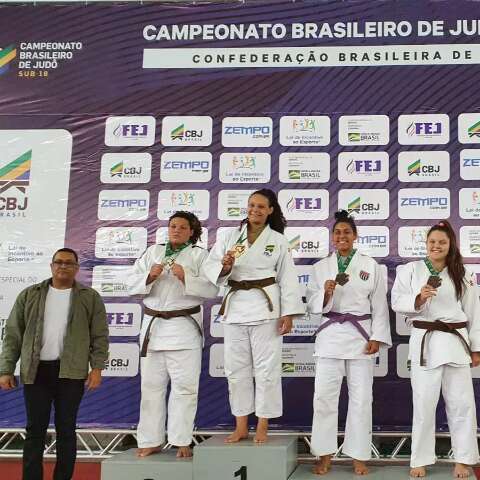 Atletas de MS voltam para casa com 5 medalhas do Brasileiro de Jud&ocirc; 