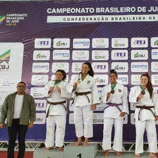 Atletas de MS voltam para casa com 5 medalhas do Brasileiro de Judô 