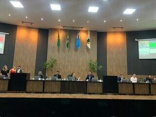 Plenário da Câmara Municipal de Sidrolândia. (Foto: Divulgação)