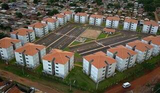Residencial Jardim Canguru tem 300 moradias divididas em 19 blocos (Foto: Divulgação)