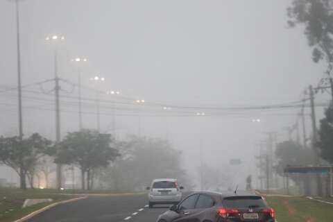 Dia começa com neblina e máxima não passa dos 27ºC em Campo Grande