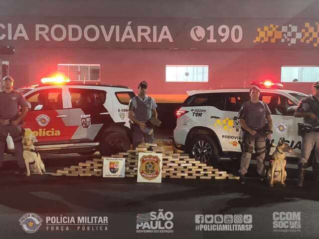 &Ocirc;nibus de MS com R$ 11 milh&otilde;es em coca&iacute;na &eacute; interceptado em SP