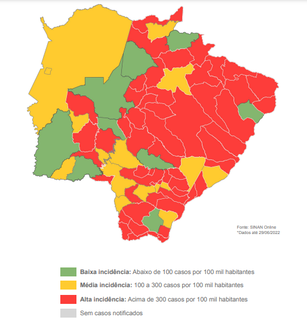 25º Boletim Epidemiológico de Dengue da SES (Secretaria de Estado de Saúde de Mato Grosso do Sul) (Imagem: Reprodução/SES)