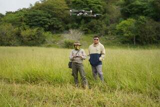 Uso de drones visa reforçar o monitoramento ambiental em MS. (Foto: WWF-Brasil)