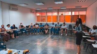 Alunos durante um dos cursos da Sejuv em Campo Grande. (Foto: Divulgação | PMCG)