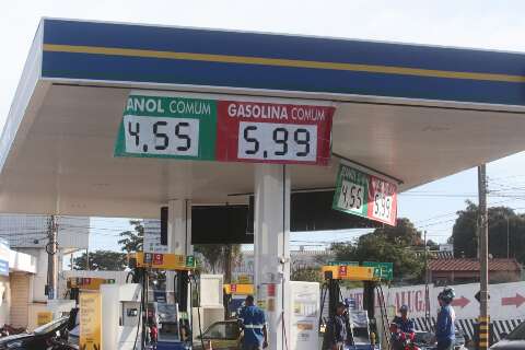 Veja como a redução de impostos impacta na formação do preço da gasolina em MS