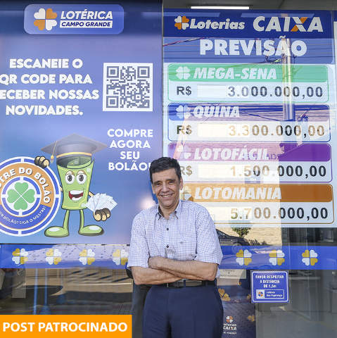 Lotérica Campo Grande investe em nova loja e agora está na Chácara Cachoeira