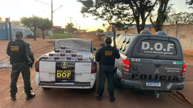 A caminho da Capital, contrabandista &eacute; preso com R$ 130 mil em cigarros  